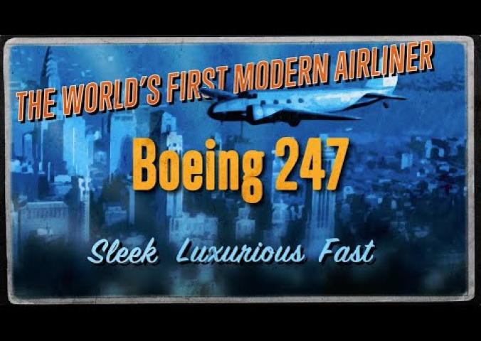 A video about air racing in the Boeing 247-D.