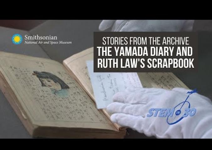 A video describing stories from the archive while showing various items.