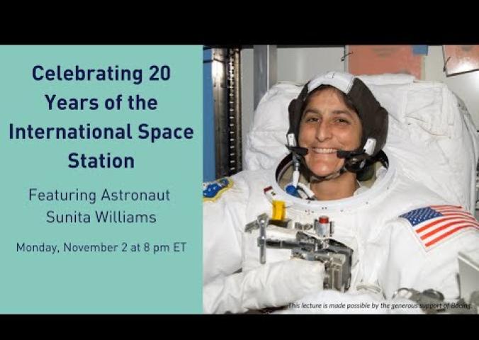 A discussion with astronaut Sunita Williams, who has spent 321 days in space while aboard the International Space Station.