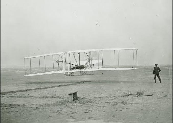 A video explaining the basics of flight and how the Wright Flyer became a historic feat.