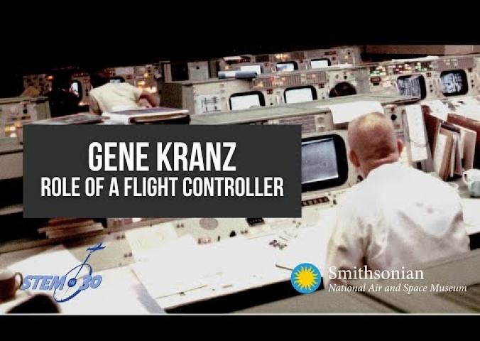 A video in which Gene Kranz reviews his role as Flight Director and how communication made it more successful.