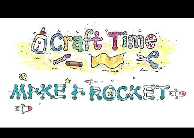 A video about how to make a cardboard rocket.