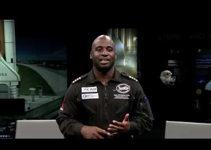 A video interview with Barrington Irving, the youngest person to fly around the world alone, and his career path.