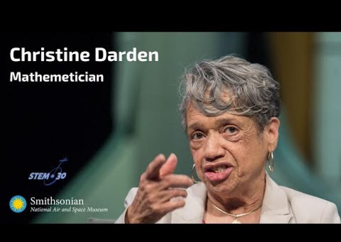 A video with Christine Darden, African American mathematician, and her career journey.