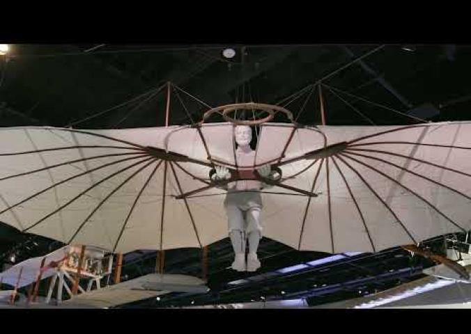 A video showing fly throughs of the Early Flight exhibit.