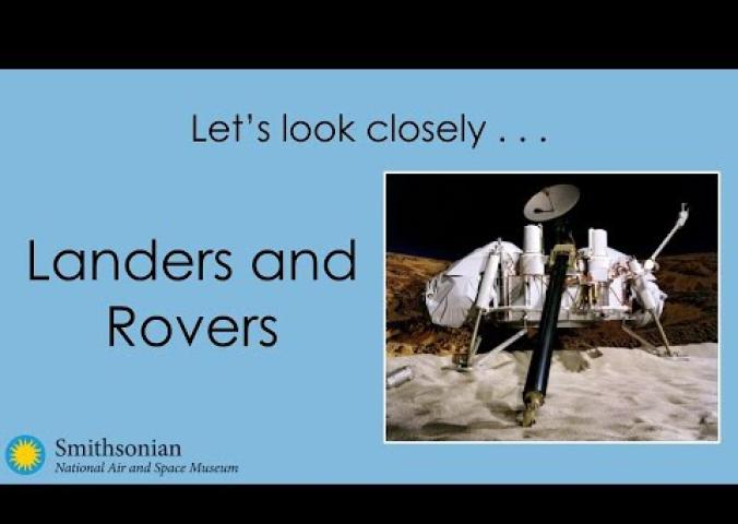A video for children about landers and rovers on Mars.