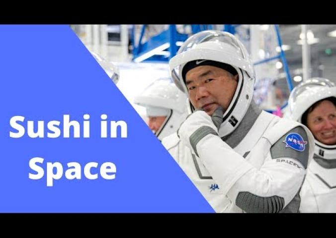 A video with an astronaut sitting down telling a story. 