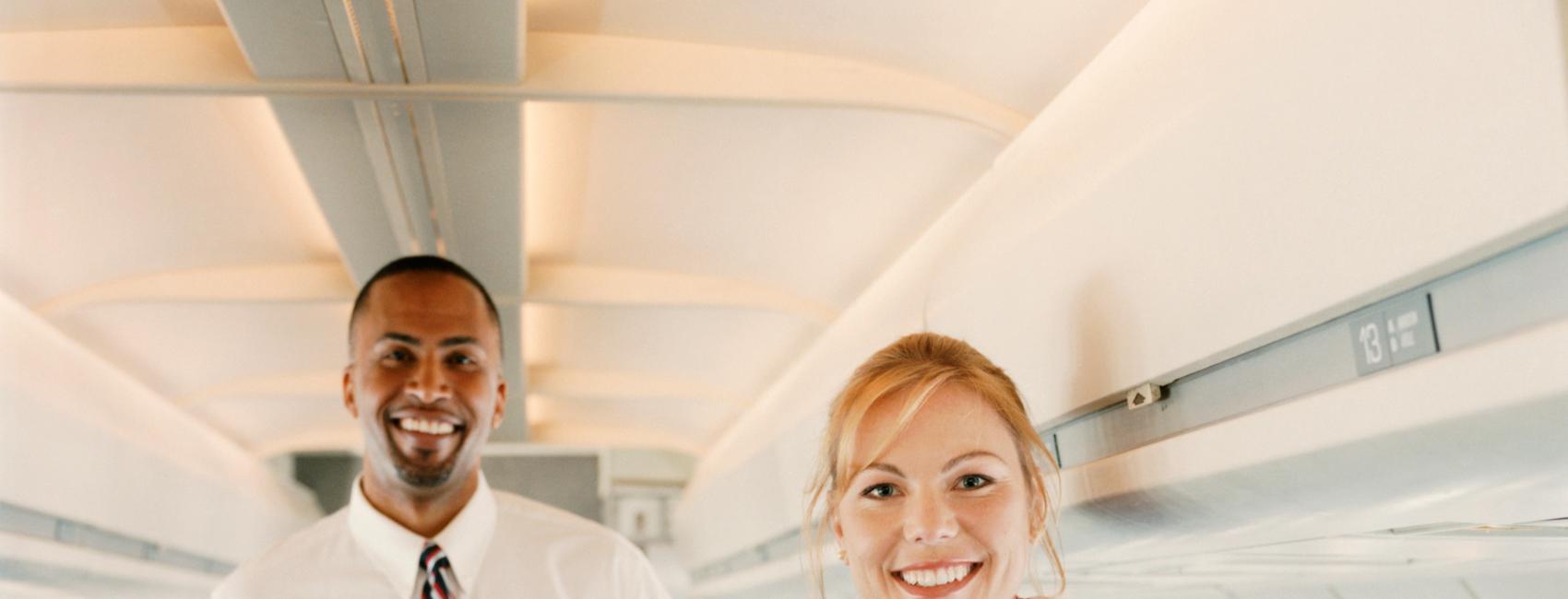 Two Flight Attendants