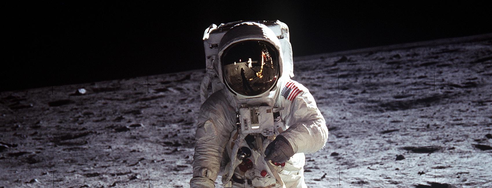 the first astronaut on moon