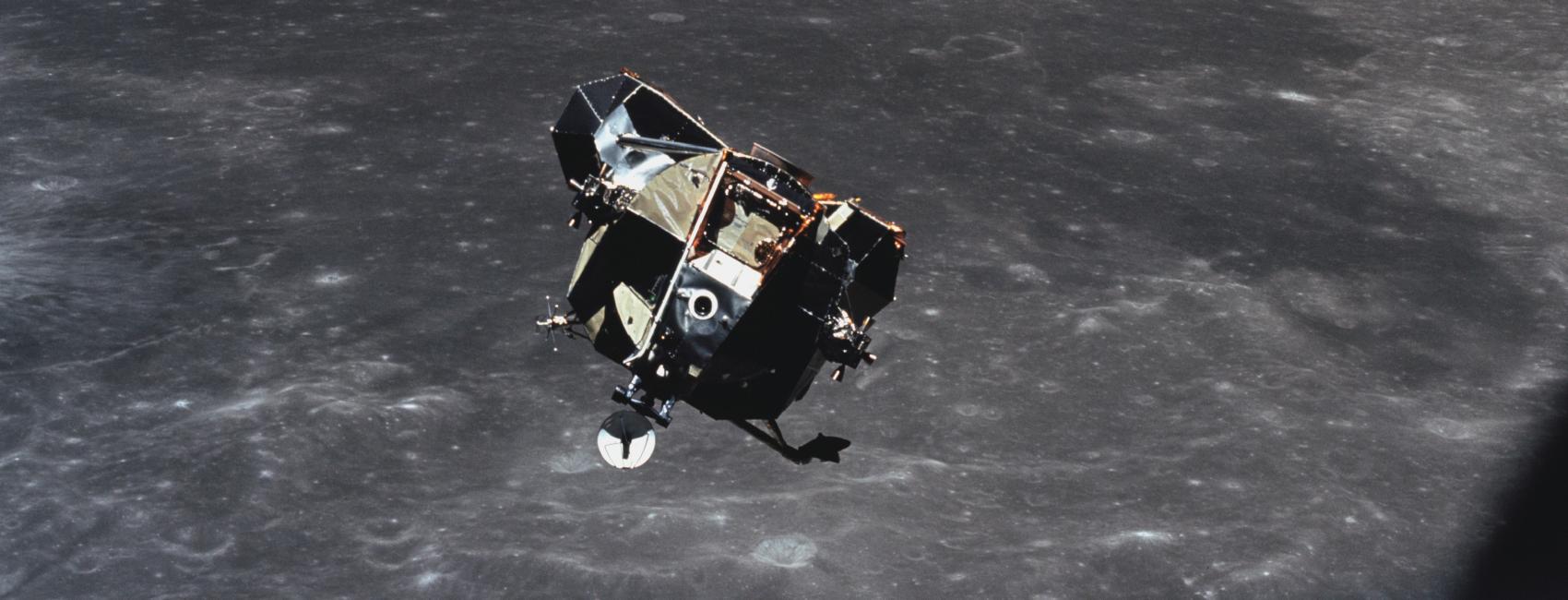 Apollo 11 Lunar Module Ascent Stage Photographed from Command Module