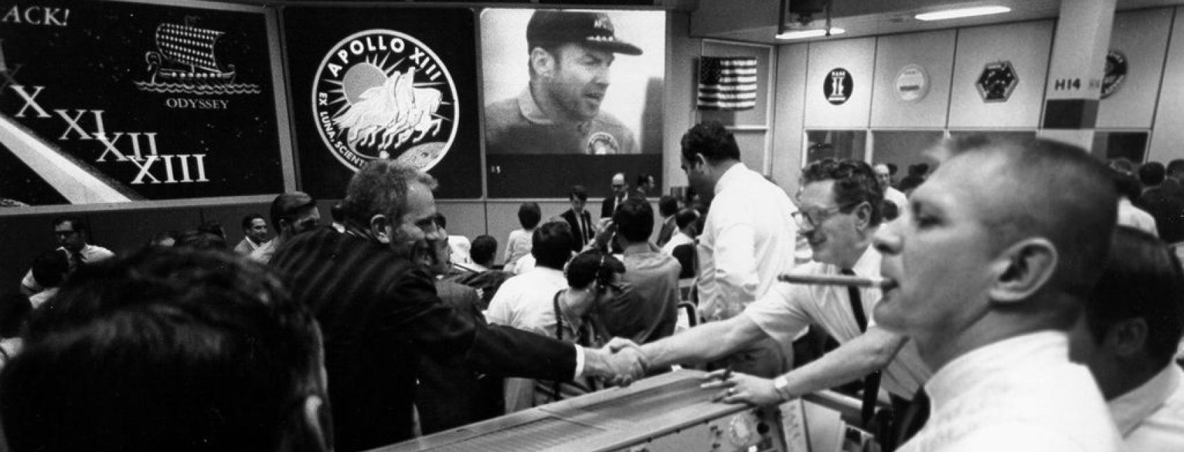 Gene Kranz in mission control