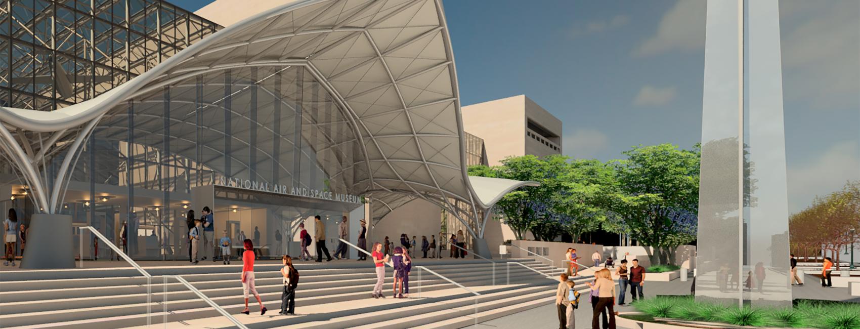 Rendering of Museum's Exterior after Transformation