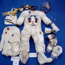 Armstrong's Pre-Flight Spacesuit