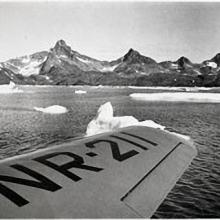 Icebergs of Angmagssalik (Tasiilaq) harbor