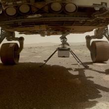 Ingenuity Mars Helicopter detaches from rover