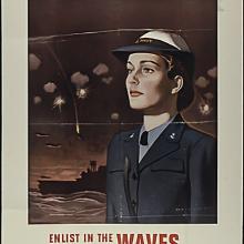 U.S. Navy poster that reads "there's a man-size job for you in your Navy"