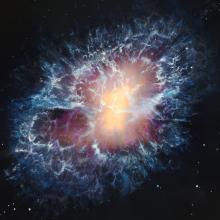 artistic rendering of a nebula