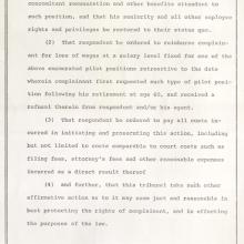 Photocopy of typewritten page of text. Signature at bottom: F. Lee Bailey.