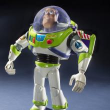 A plastic toy depicting an astronaut.