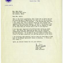 Letter signed by Alan Bean on NASA letterhead