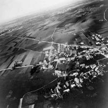 A photo of the landscape of a part of Germany as seen from above.