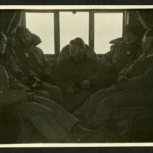 Totality approaches; solar eclipse observed from dirigible USS Los Angeles, off the east coast of the United States. (Smithsonian Institution Archives, Accession 90-105, Science Service Records, Image No. SIA2017-003776.)