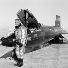 Neil Armstrong with the North American X-15