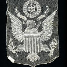 Lace with eagle. 