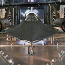 Image of the Blackbird with lighting in the front. 