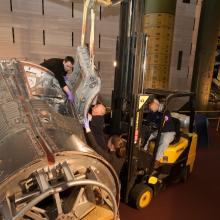 Lowering the Gemini IV Hatch