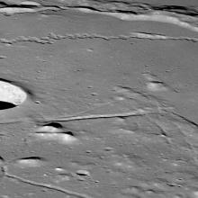 Cracked Crater on the Moon