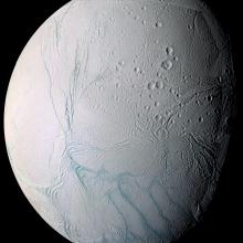 Zooming In On Enceladus (Mosaic)