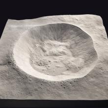 3D Model of Giordano Bruno Crater