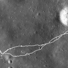 Apollo 14 Landing Site Map