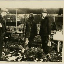 Pilot Ruth Law in Heavy Flying Clothing