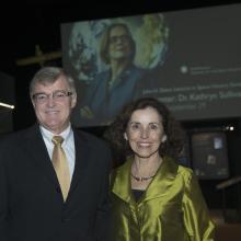 Christian Foster and Dr. France Córdova