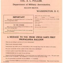 American Balloon Service Flyer