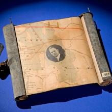 Air Mail Pilot's Knee Board and Map