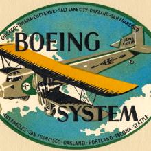 Boeing System Label