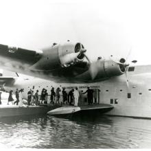 Boarding Boeing 314