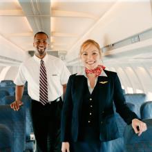 Two Flight Attendants