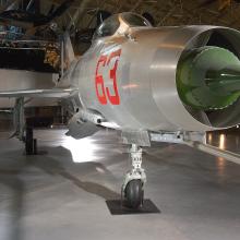 Mikoyan-Gurevich MiG-21F "Fishbed C" at the Udvar-Hazy Center