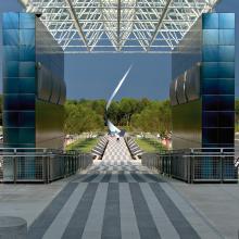 John Safer's magical sculpture, Ascent, at the Udvar-Hazy Center