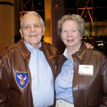 Don and Glindel Lopez at Flight Jacket Night