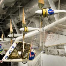 Pathfinder Plus hanging in the Udvar-Hazy Center