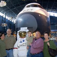 UHC Five Millionth Visitor Quinn Neibergall and Family