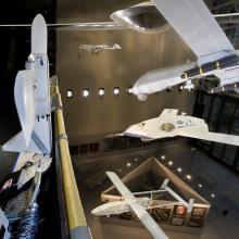 Military Unmanned Aerial Vehicles exhibit at the National Mall Building