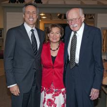 Guy Hachey, Helene Gagnon, and Bob Hoover