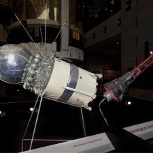 Vostok 3KA and Mercury (1:3 scale models)