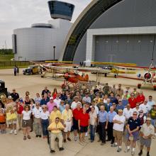 Become A Pilot Family Day and Aviation Display - Pilot Group Photo